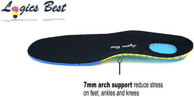 Pain Relief Insoles for Athletes, Shock Absorbing Insert for Maximum Support, Unisex, Anti-Fatigue Technology Replacement Insole